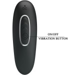 PRETTY LOVE - VIBRATEUR ANAL SIDNEY 10 VIBRATIONS NOIR
